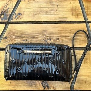 Betsey Johnson Black Wristlet